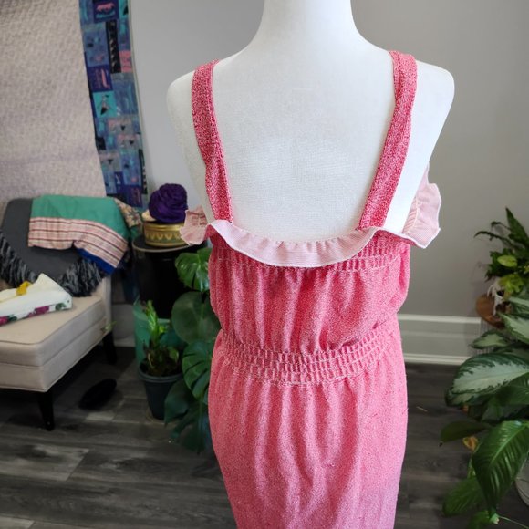 Vintage 1970's Red & White Sundress, Handmade AS IS - Picture 11 of 11